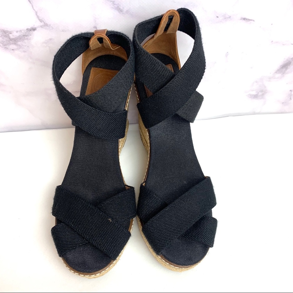 SOLD..Tory Burch Adonis Platform Wedge Sandals - Picture 4 of 14
